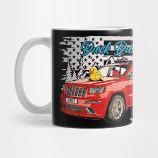 Jeep Grand Cherokee SRT8 Car Form Vintage Artwork Mug